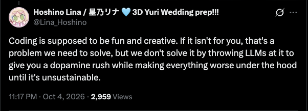 Hoshino Lina on coding being fun and creative